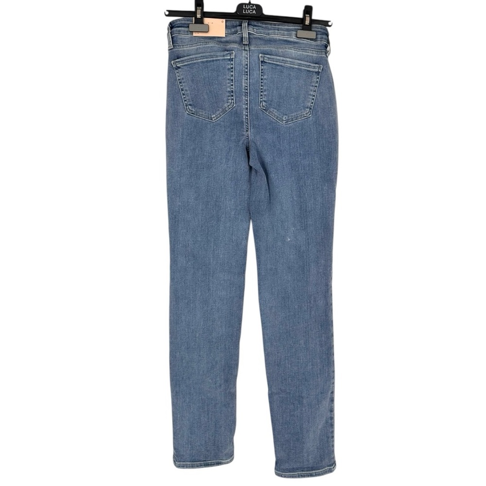 NYDJ Sheri Slim Jeans in Haley Wash size 0 NWT Stretch Pockets Medium Wash - Picture 9 of 14